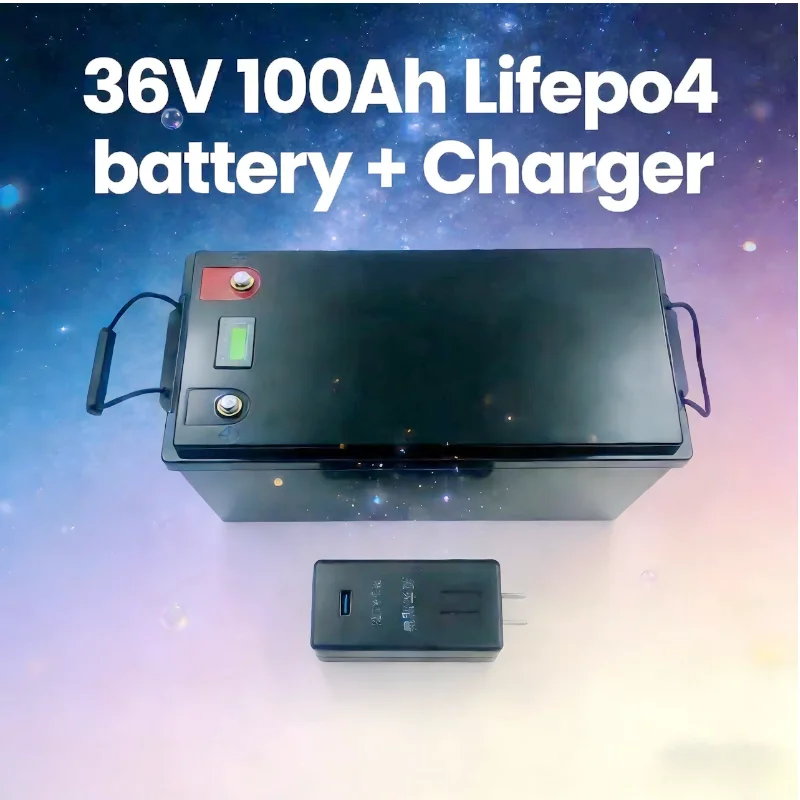 Heavy Equipment Bundle - 36V 100Ah LiFePO4 Battery Kit, Long