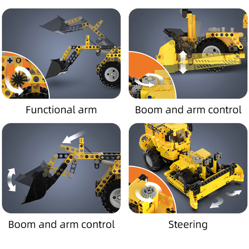 Cada 693Pcs City WheelLoader C - Heavy Equipment Lego ulasan dan harga