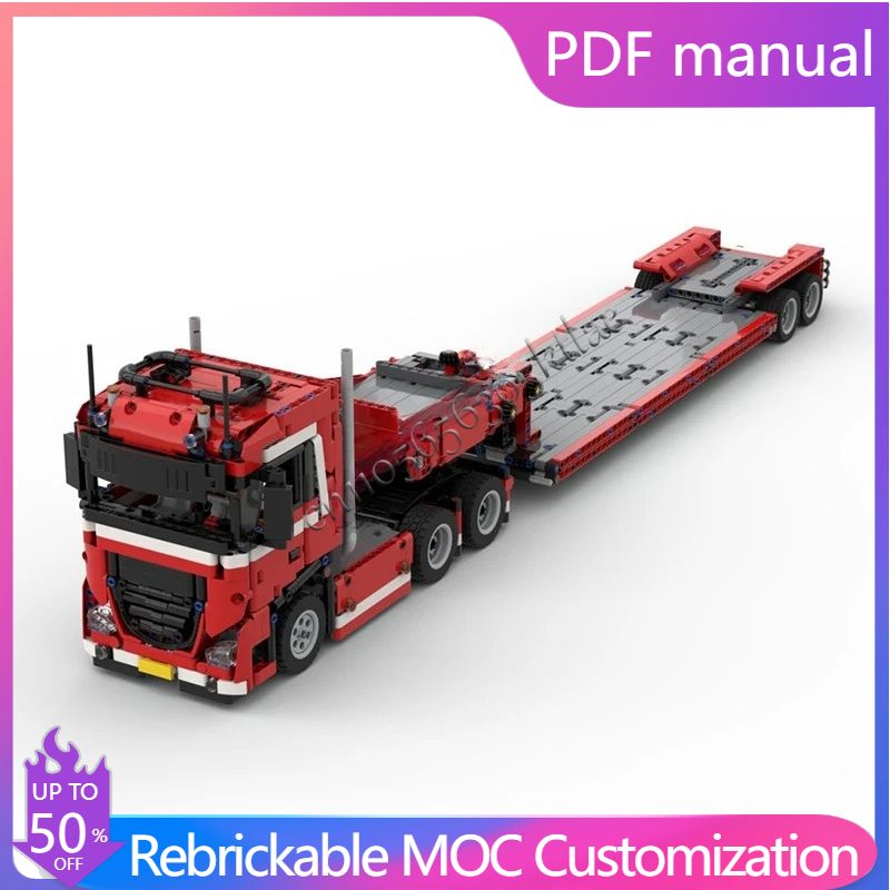732 PCS MOC Transporter Goosen - Heavy Equipment Lego ulasan dan harga