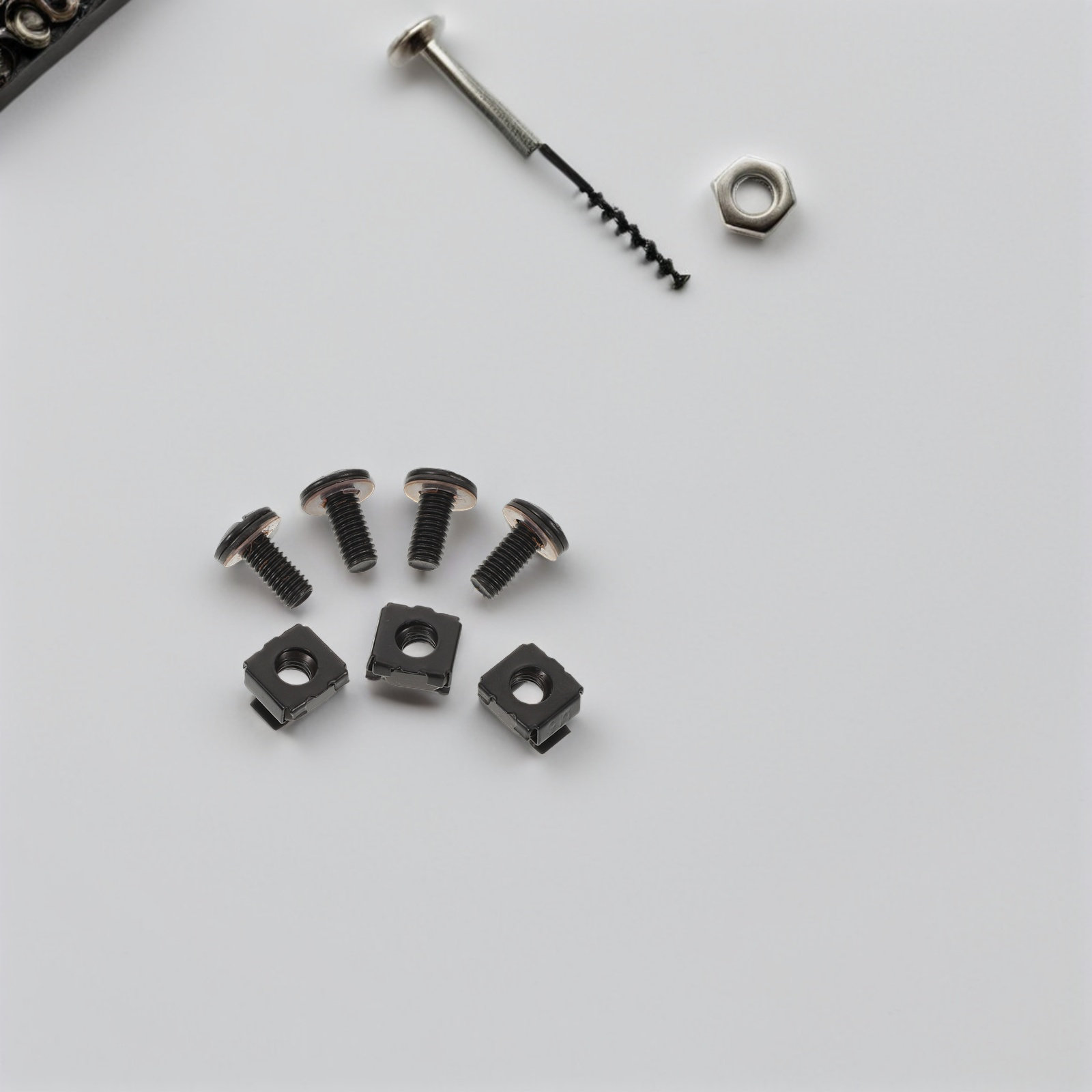 40Pcs Rack Mount Screws M6x14m - Heavy Equipment Bundle ulasan dan harga