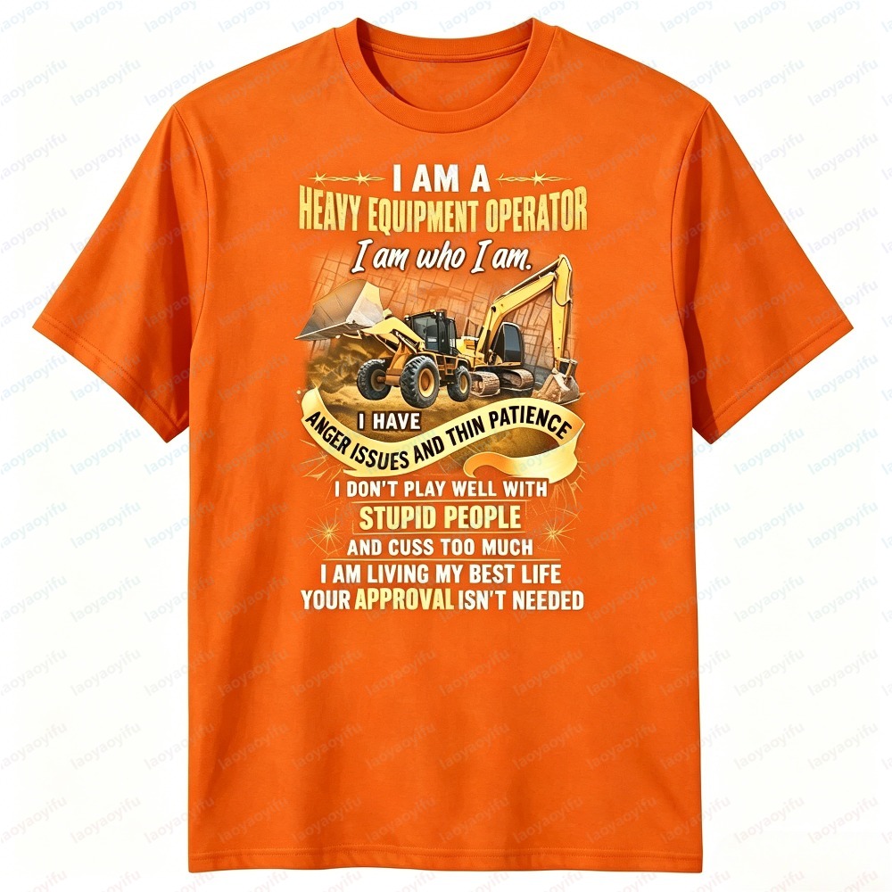 Men Summer Short Sleeve Fashio - Heavy Equipment Operations ulasan dan harga