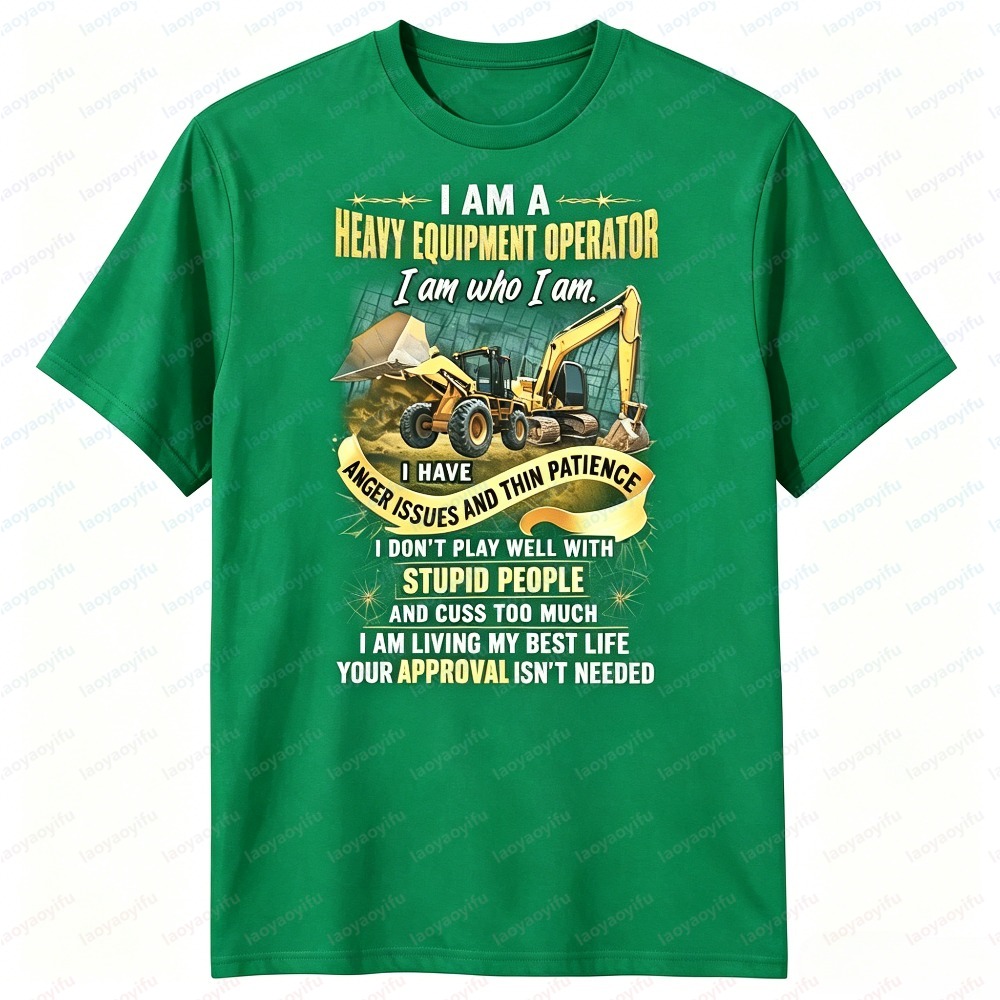 Men Summer Short Sleeve Fashio - Heavy Equipment Operations ulasan dan harga