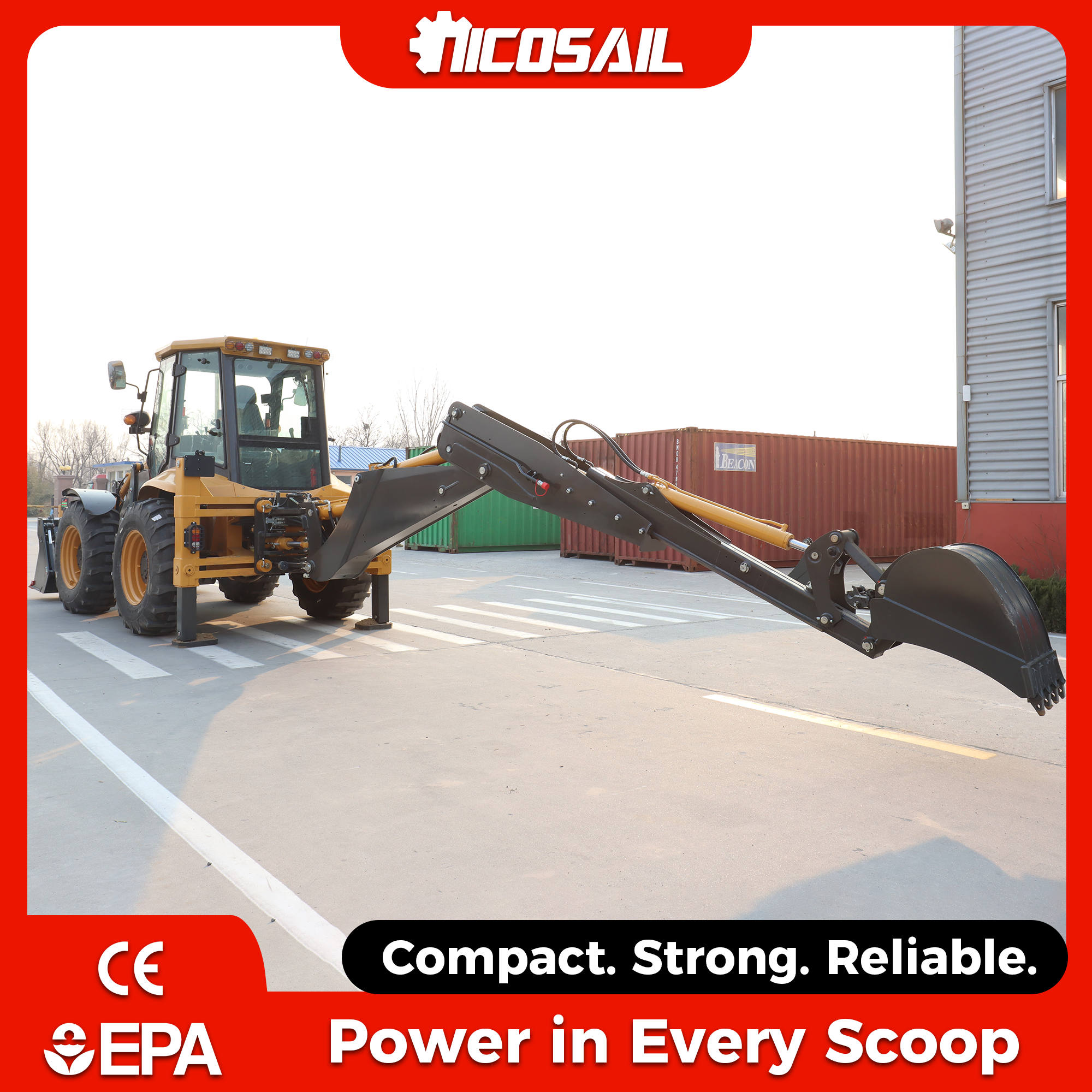 Best Selling Mini Backhoe Load - Tractor Backhoe ulasan dan harga