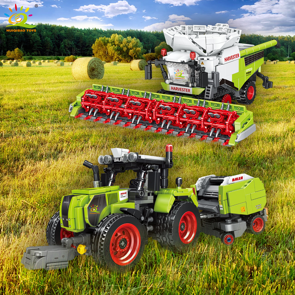 HUIQIBAO Farmer Truck model Bu - Heavy Equipment Lego ulasan dan harga