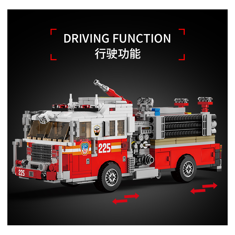 Le Yi 31070 American-style fir - Heavy Equipment Lego ulasan dan harga