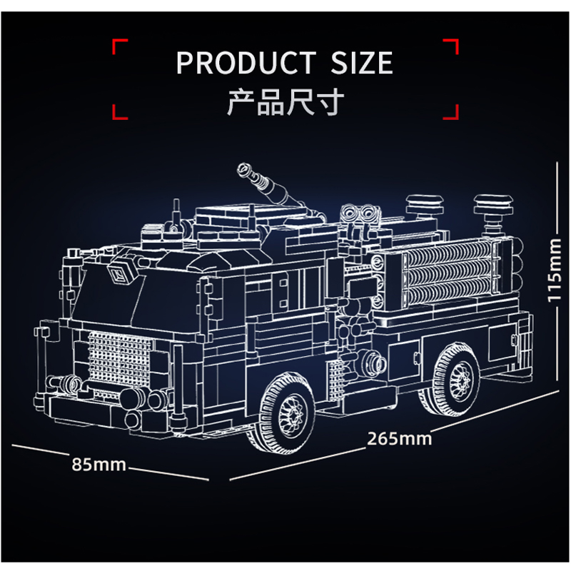 Le Yi 31070 American-style fir - Heavy Equipment Lego ulasan dan harga