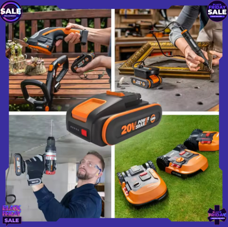 Worx 20V Rechargeable Battery  - Heavy Equipment Bundle ulasan dan harga