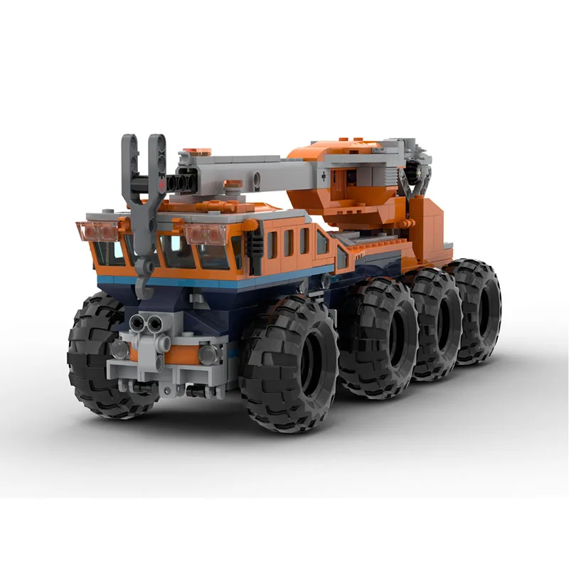 516PCS MOC Heavy Mobile Crane  - Heavy Equipment Lego ulasan dan harga