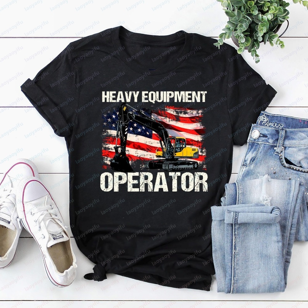 Summer Short Sleeve Fashion Me - Heavy Equipment Operations ulasan dan harga