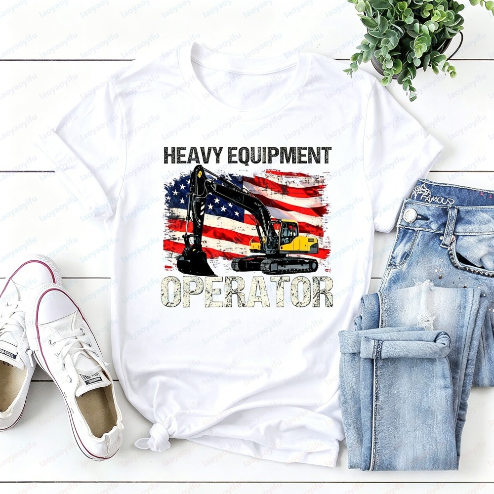 Summer Short Sleeve Fashion Me - Heavy Equipment Operations ulasan dan harga