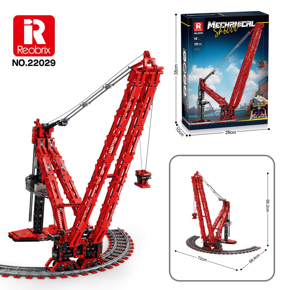 SK6000 Crane Building Blocks H - Heavy Equipment Lego ulasan dan harga