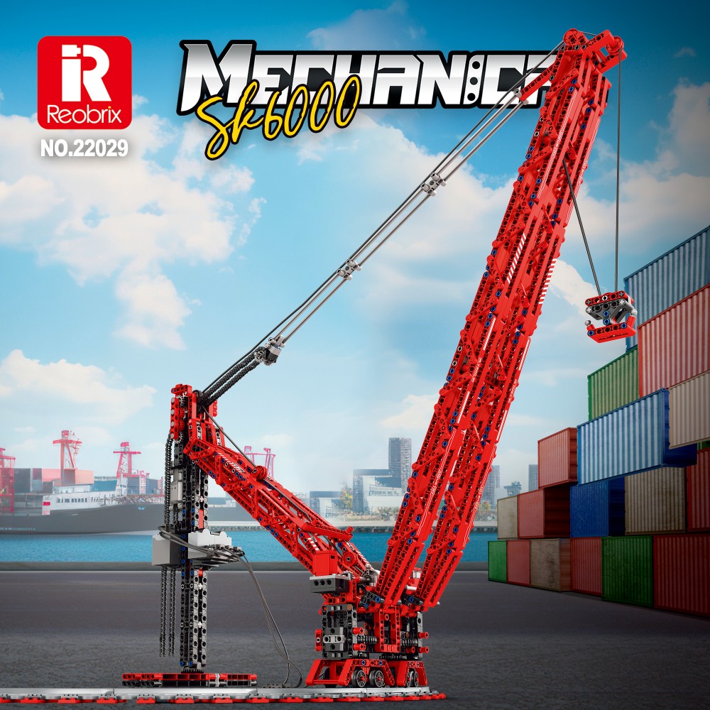 SK6000 Crane Building Blocks H - Heavy Equipment Lego ulasan dan harga