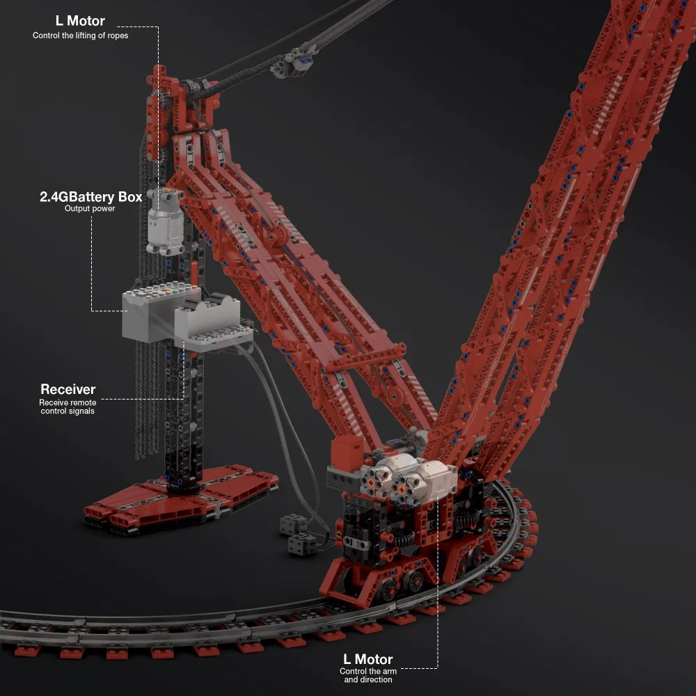 SK6000 Crane Building Blocks H - Heavy Equipment Lego ulasan dan harga