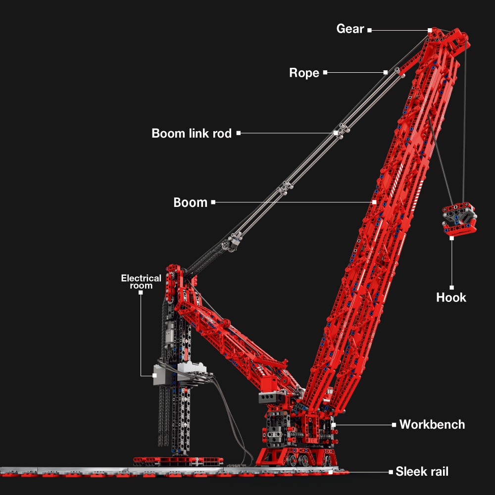 SK6000 Crane Building Blocks H - Heavy Equipment Lego ulasan dan harga
