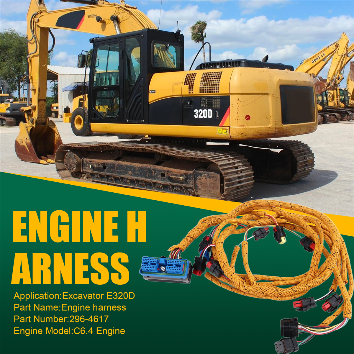 L33A_2964617 Excavator Engine  - Heavy Equipment Caterpillar ulasan dan harga