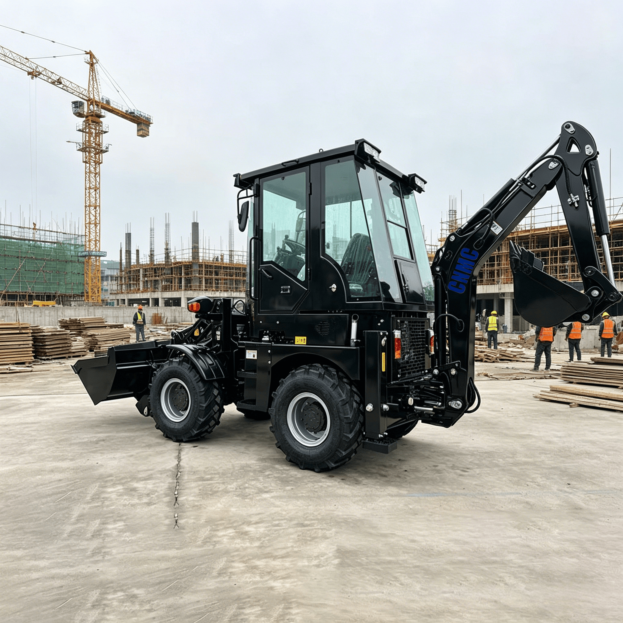 3.5 Ton Backhoe Loader Digger  - Tractor Backhoe ulasan dan harga